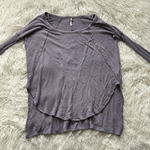 Free People Ventura Lavender Thermal Top - Picture 2 of 7